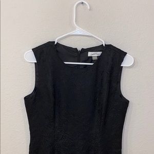 Size: 6 Black Hand-Stitched CALVIN KLEIN Dress